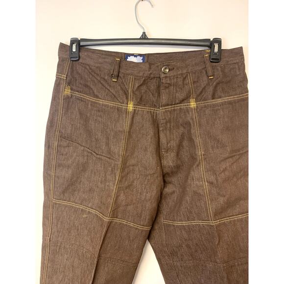 Vintage DISS JEANS Y2K Baggy Graphics Skater Grunge Hip Hop Retro Rock SZ 38 - Picture 2 of 10